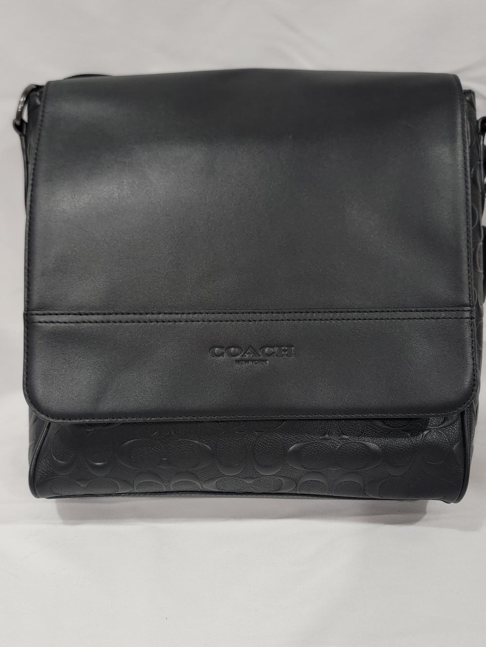 Coach Houston Map Messenger Bag In Signature Leather F73340 - Picture 5 of 7